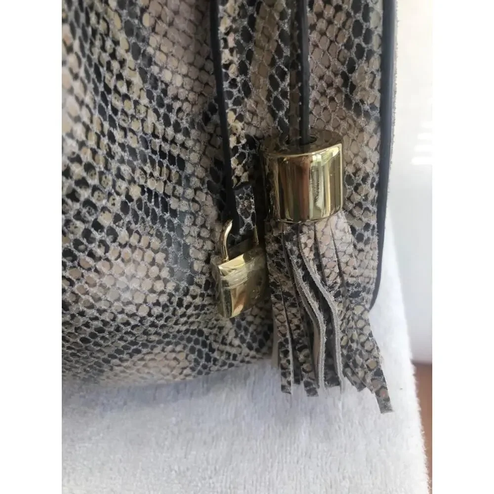 G.I.L.I. Classic PYTHON SNAKE Leather Hobo- Verona BAG PURSE (120